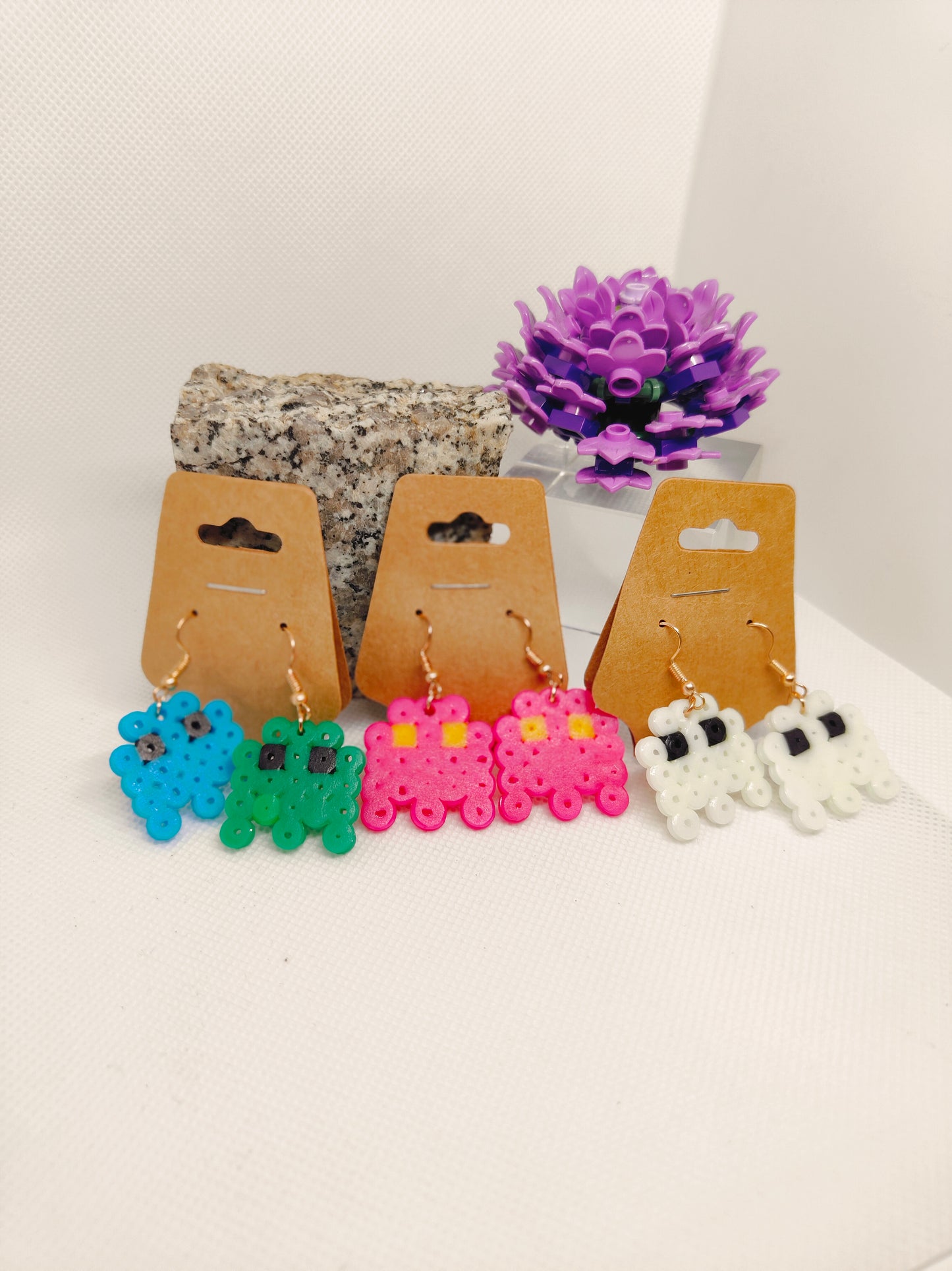 PacMan-Like Ghost Melt Earrings